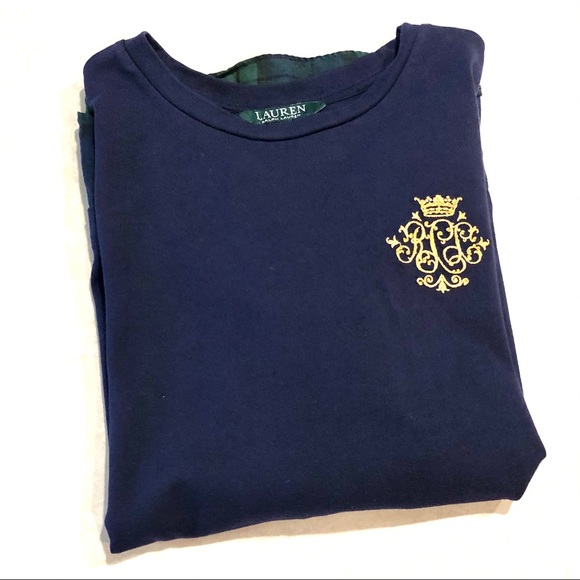 ⭐️ Lauren Ralph Lauren Embroidered Monogram Top - Picture 13 of 13